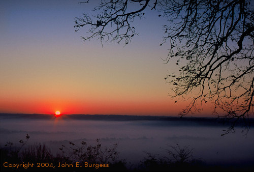 October Sunrise, Ault Park, Cincinnati, Ohio, USA